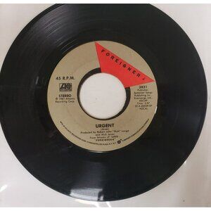 Record 45 RPM Vinyl Foreigner (4) - Urgent /Girl on the Moon - VINTAGE 1981